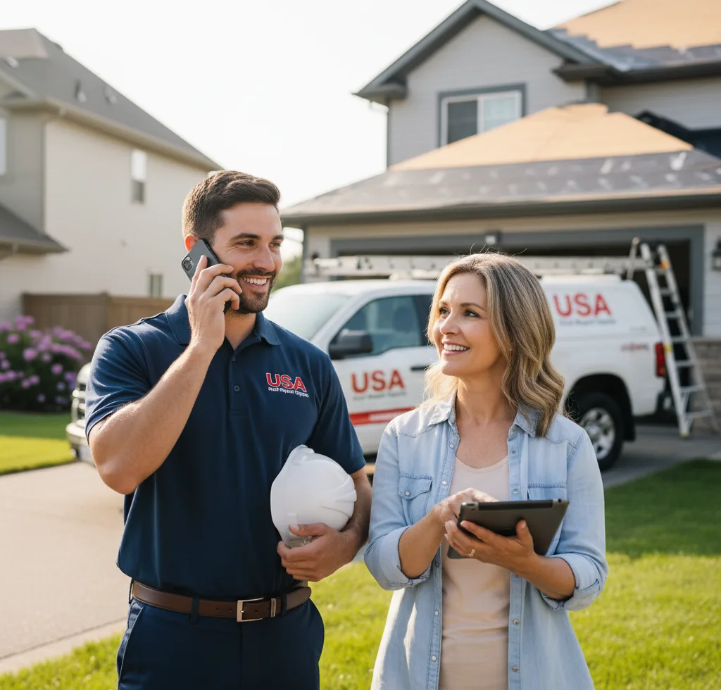 USA Roof Repair Experts customer support in Willow Springs